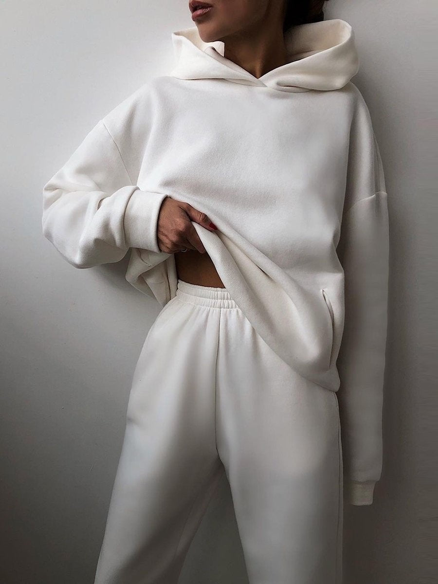 Womens Long Sleeve Sweatshirt Pants Set
