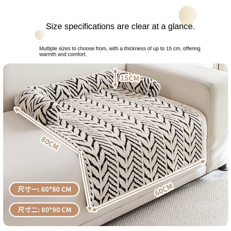 Plush Thick Non-Slip Pet Mat & Dog Bed | Sofa Pad for Cats & Dogs - BsBuy