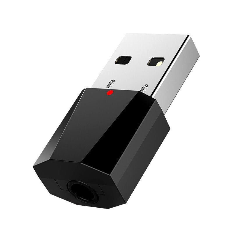 USB Bluetooth adapter car Bluetooth audio receiver - Black