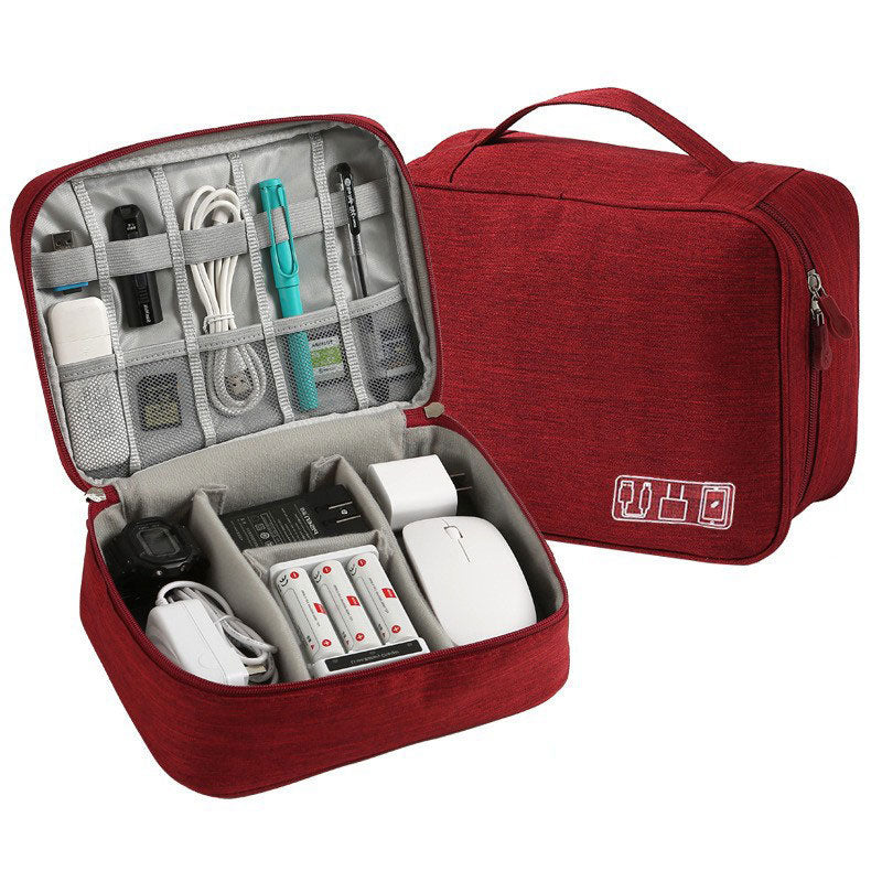 Waterproof Travel Cable Organizer Bag – Keep Your Tech Tangle-Free - BsBuy