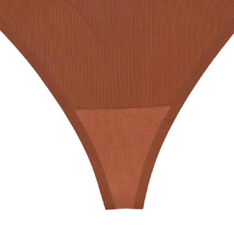 Seamless Gathering Bra & Thong Set | Wire-Free 3/4 Cup | All-Season Comfort
