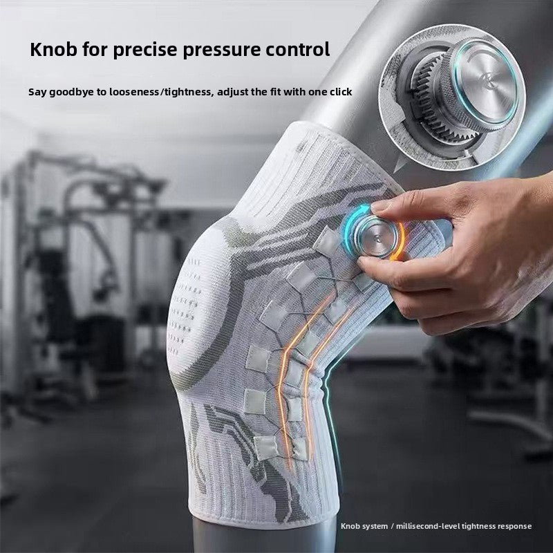 Adjustable Knee Support Brace — Spring & Silicone Stabiliser - BsBuy
