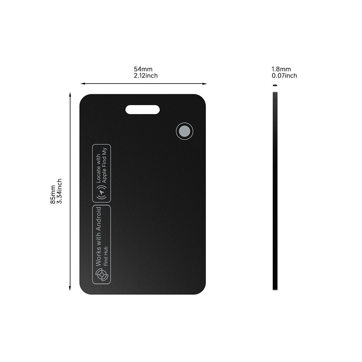 Ultra-Thin Wireless Charging Smart Tracker for iOS Android - BsBuy