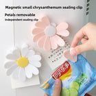 Daisy Flower Magnetic Food Bag Clips – Decorative Sealing Clips - BsBuy