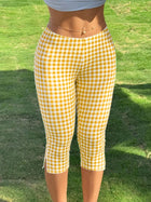 Women's Slim-Fit Cropped Sports Pants – Y2K Street & Gym Leggings - BsBuy