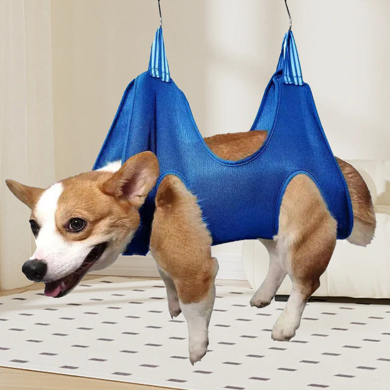Pet Grooming Hammock for Cats and Dogs, Nail Trimming Bed, Small to Medium Size Pet Restraint Bag - BsBuy