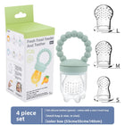 Baby Silicone Fruit Feeder & Teething Pacifier — Safe Food-Grade Soother for 0–3 Years - BsBuy