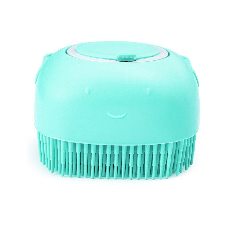 Pet Silicone Bath & Massage Brush — Shampoo Brush for Cats & Dogs - BsBuy