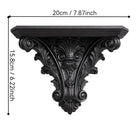 3D Printed Gothic Floating Shelf | Carved Wall Decor & Retro Plant Display Stand