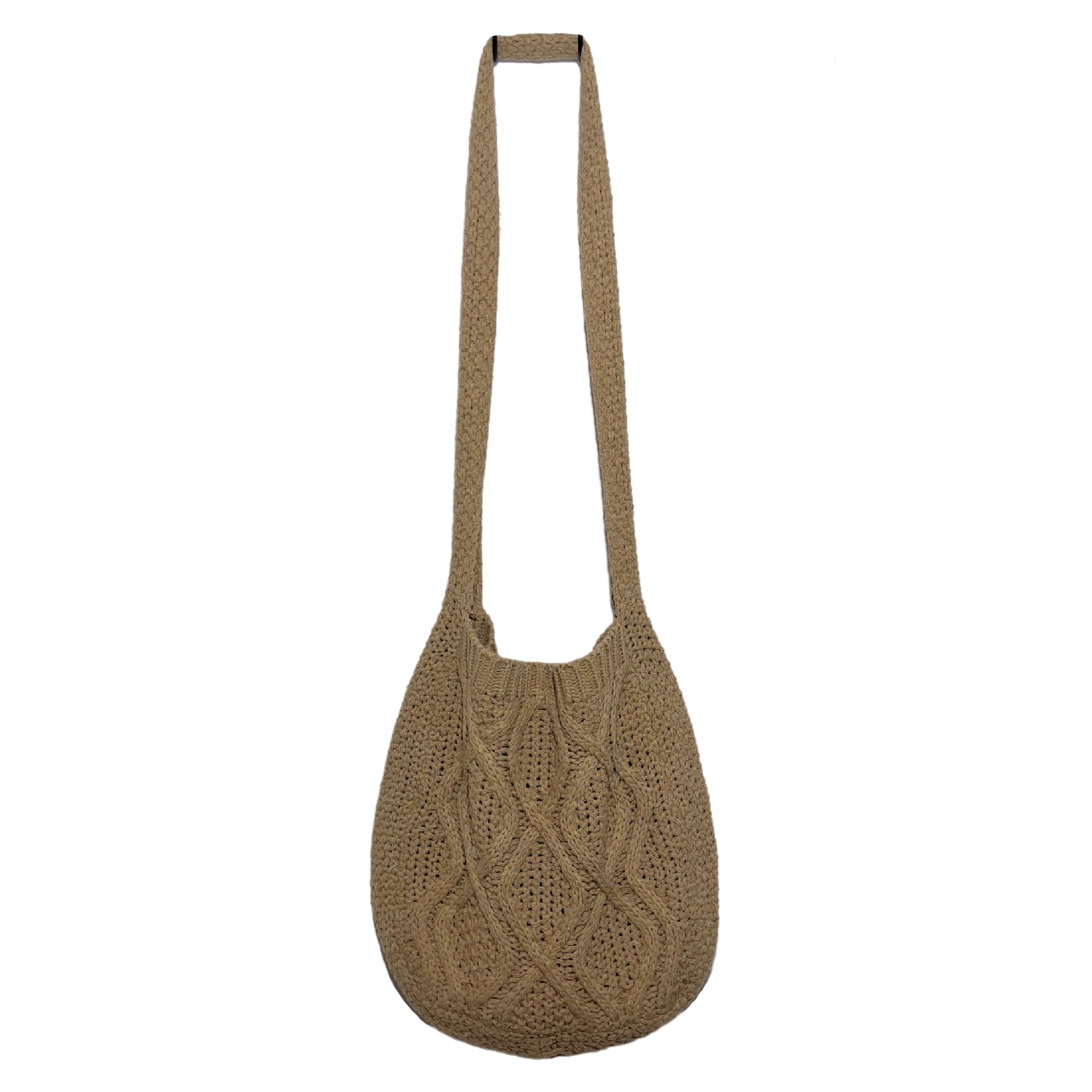 New Bag Knitted Bag Messenger Bag Solid Color Tote Bag Twist Bag Retro Bag Women's Bag Trend - BsBuy