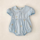 Baby Girl Clothes Infant Romper Summer New Embroidered Short Sleeve Onesie Bodysuit Outing Wear Kids Clothing - BsBuy