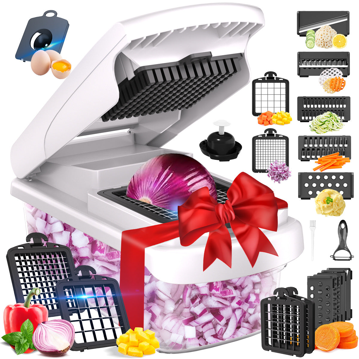 15-in-1 Multifunctional Vegetable Slicer & Grater Set - BsBuy