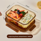 Microwaveable Glass Lunch Box with Lid