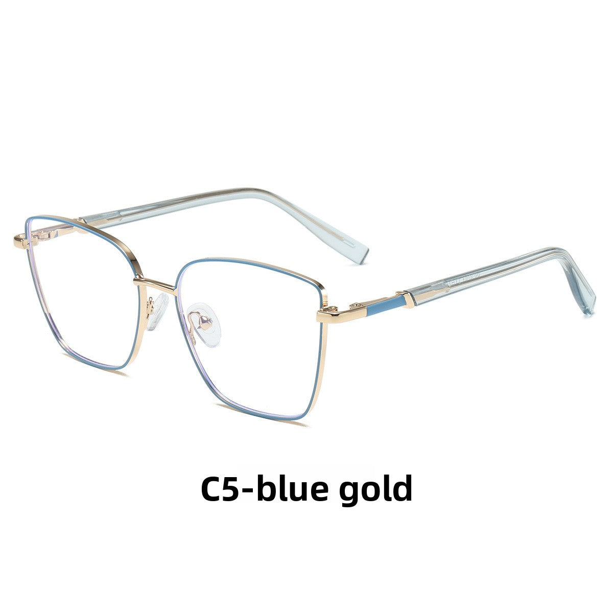 Retro Metal Anti-Blue Light Glasses – Butterfly Frame Screen Eyewear in Five Statement Colourways - BsBuy