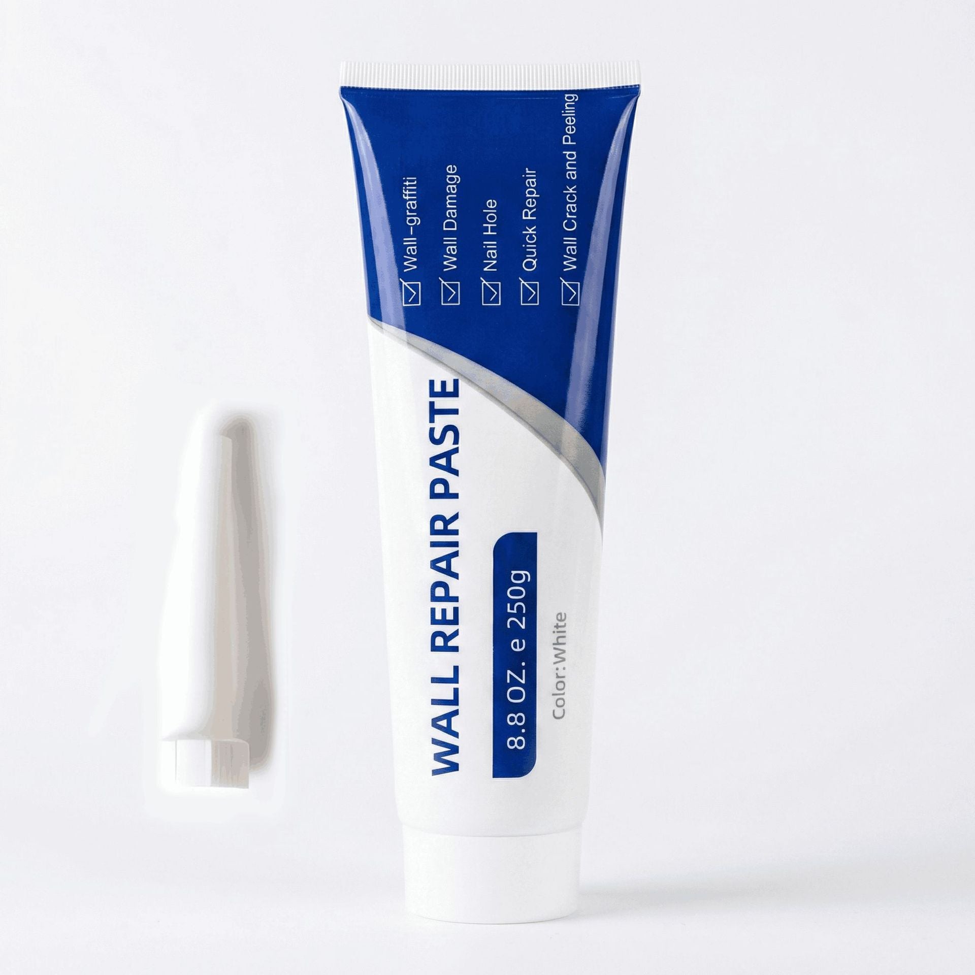 Quick Wall Repair Paste – White Wall Filler with Nozzle Applicator (250g) - BsBuy