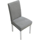 Dining Chair Seat Cushion Cover – Knitted Jacquard Velvet | All Seasons - BsBuy
