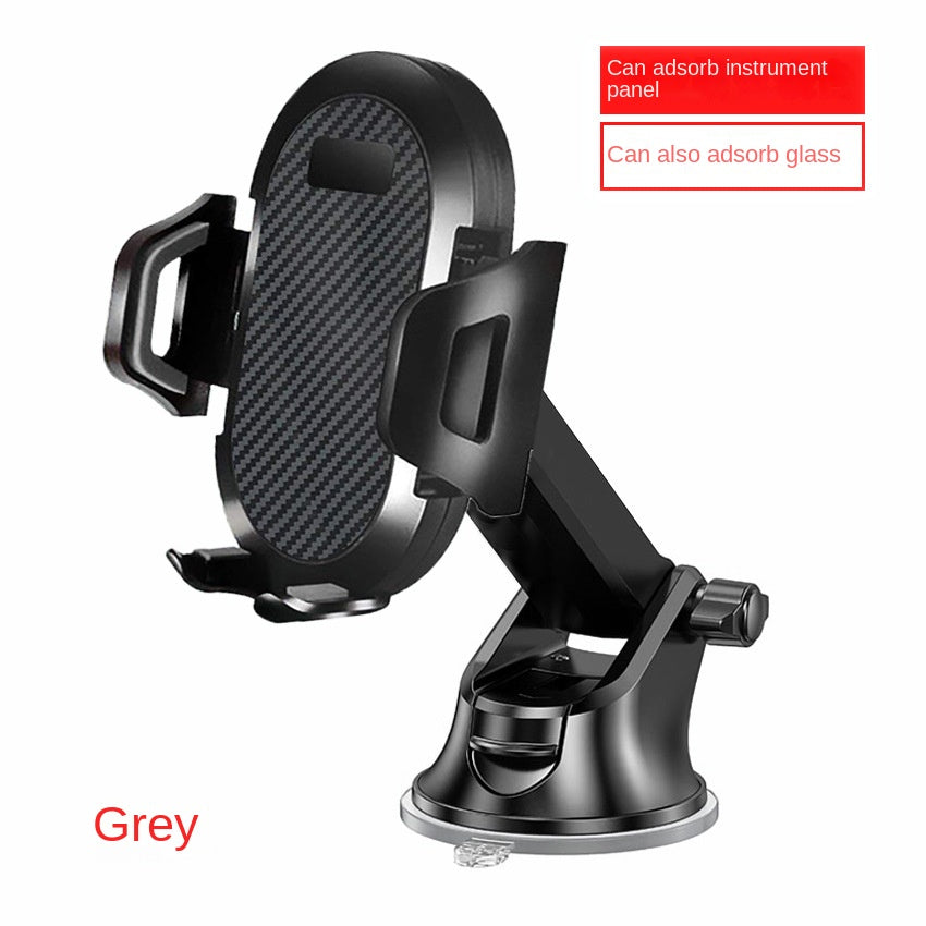 Long Rod Automatic Lock Car Phone Holder — Telescopic Suction Cup & Air Vent Mount | Universal Fit - BsBuy