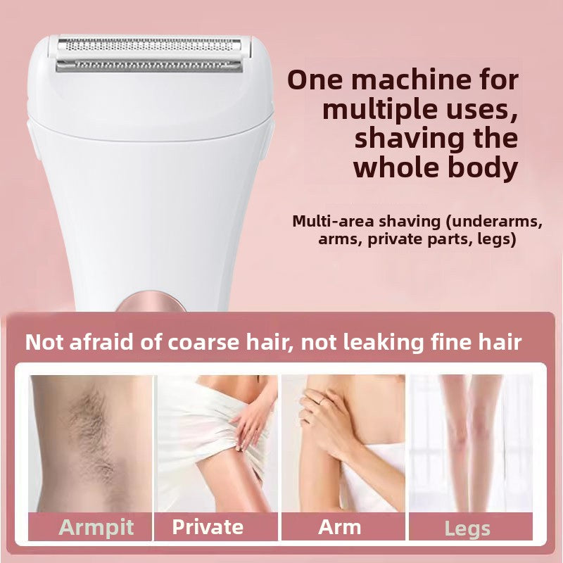 Electric Body Hair Remover – Waterproof Dry & Wet Shaver for Women - BsBuy