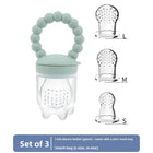 Baby Silicone Fruit Feeder & Teething Pacifier — Safe Food-Grade Soother for 0–3 Years - BsBuy