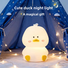Cute Silicone Night Light – Kawaii Animal Lamp with Colour Changing & Timer - BsBuy