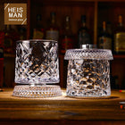 Crystal Base Rotating Whiskey Glass - BsBuy