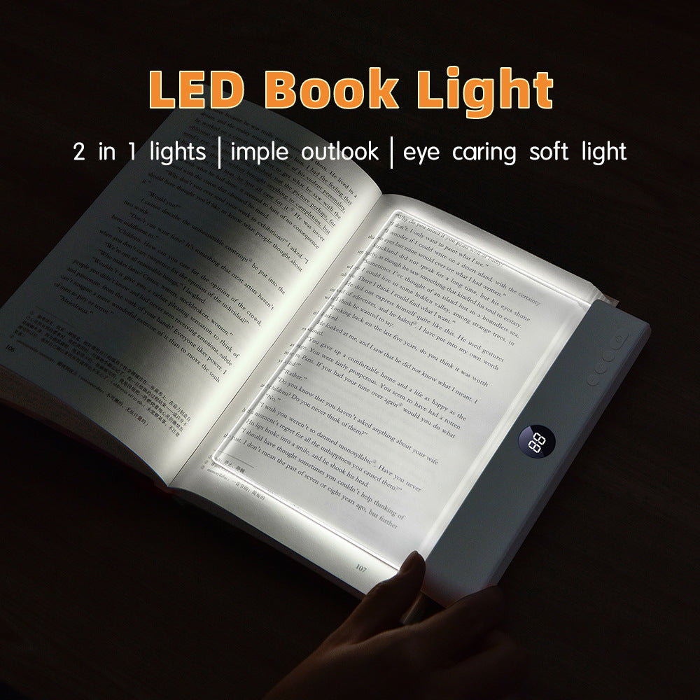 1200mAh battery + 3 color temperatures + brightness adjustment + timer off LED Reading Light  USB Powered Night Light - BsBuy