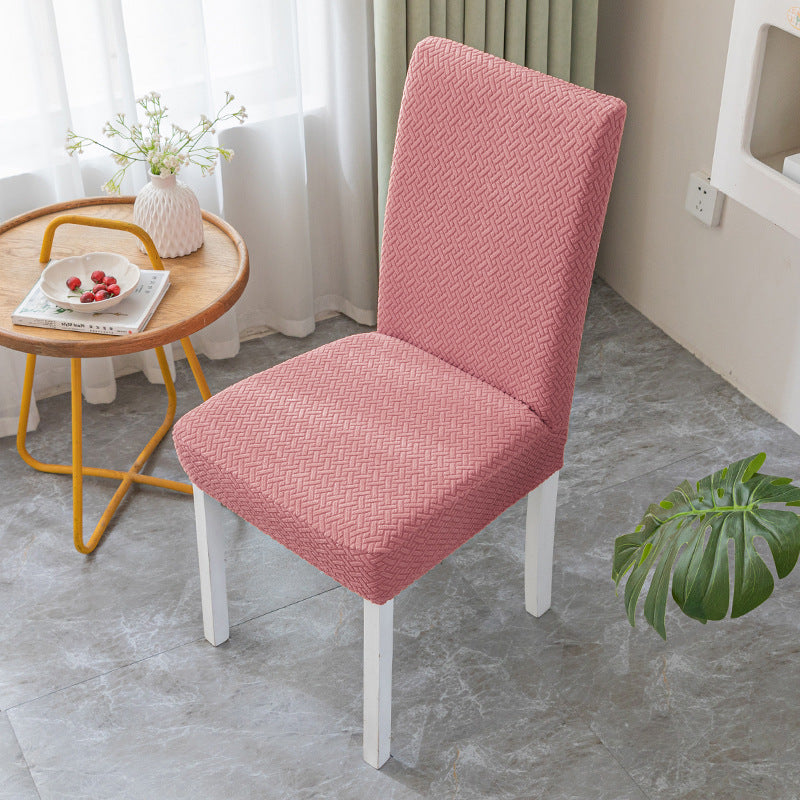 Dining Chair Seat Cushion Cover – Knitted Jacquard Velvet | All Seasons - BsBuy