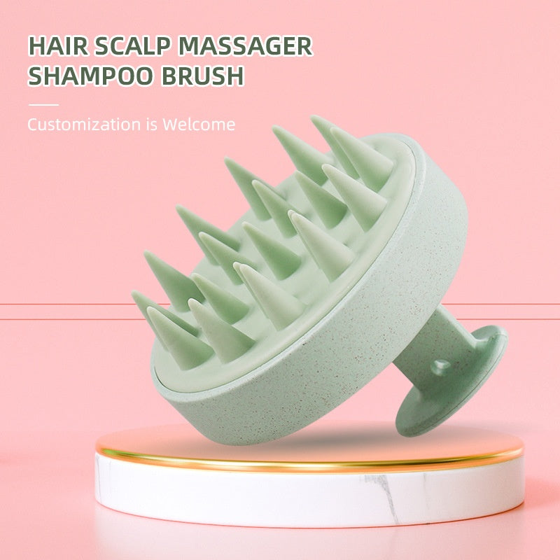 Silicone Scalp Massage & Shampoo Brush | Anti-Itch Hair Wash Brush - BsBuy