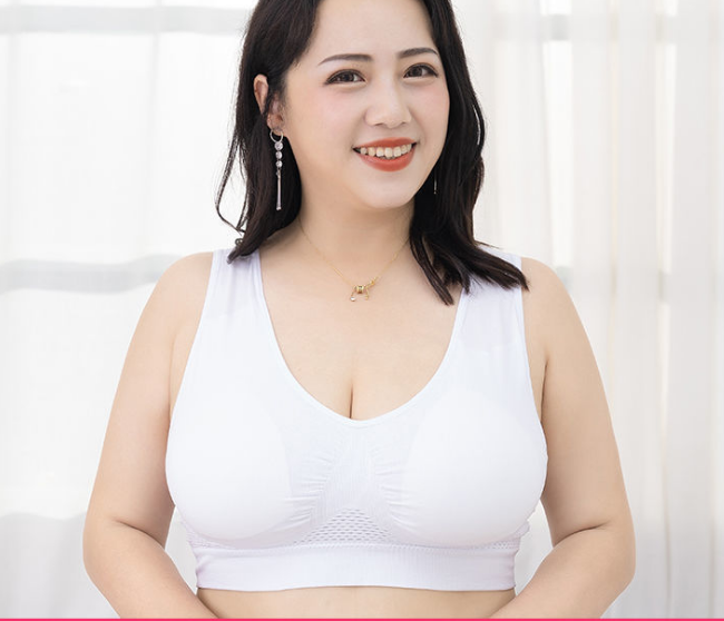 Large size bra beautiful back bra thin design without steel ring vest style sports bra - BsBuy