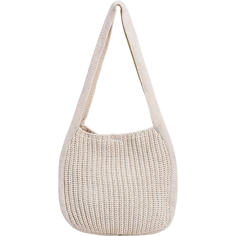 New Bag Messenger Bag Knitted Bag Large Capacity Tote Bag Shoulder Bag For Women - BsBuy