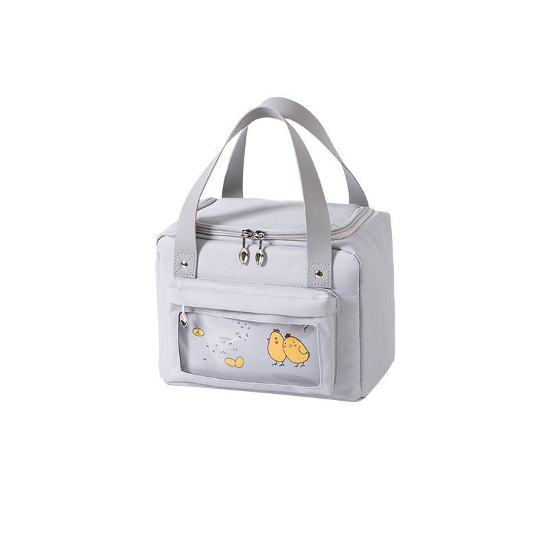 New Lunch Bag, Thermal Insulation Bag, Outdoor Picnic Bag, Portable Lunch Bag, Japanese Ice Bag, Student Lunch Box Bag - BsBuy