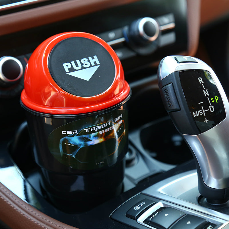 Car Trash Garbage Durable Car Auto Garbage Trash Can Automotive Waste Storage Mini Home Office Auto Car Vehicle Garbage Can - BsBuy