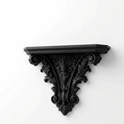 3D Printed Gothic Floating Shelf | Carved Wall Decor & Retro Plant Display Stand