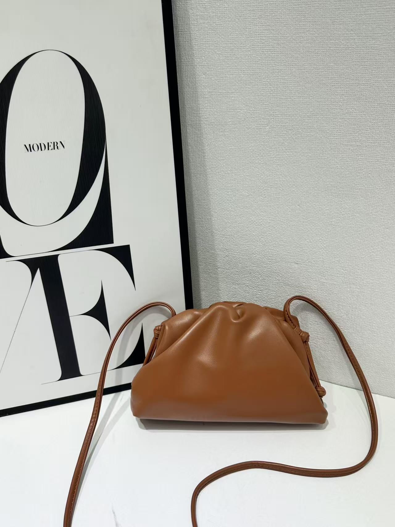Women’s Pleated Leather Clutch Bag – Versatile Shoulder & Crossbody Bag - BsBuy