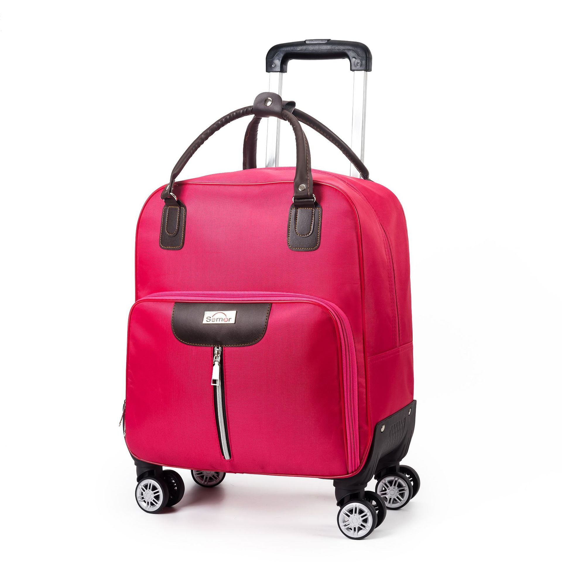 Lightweight Trolley Travel Bag with Waterproof Oxford Cloth - BsBuy