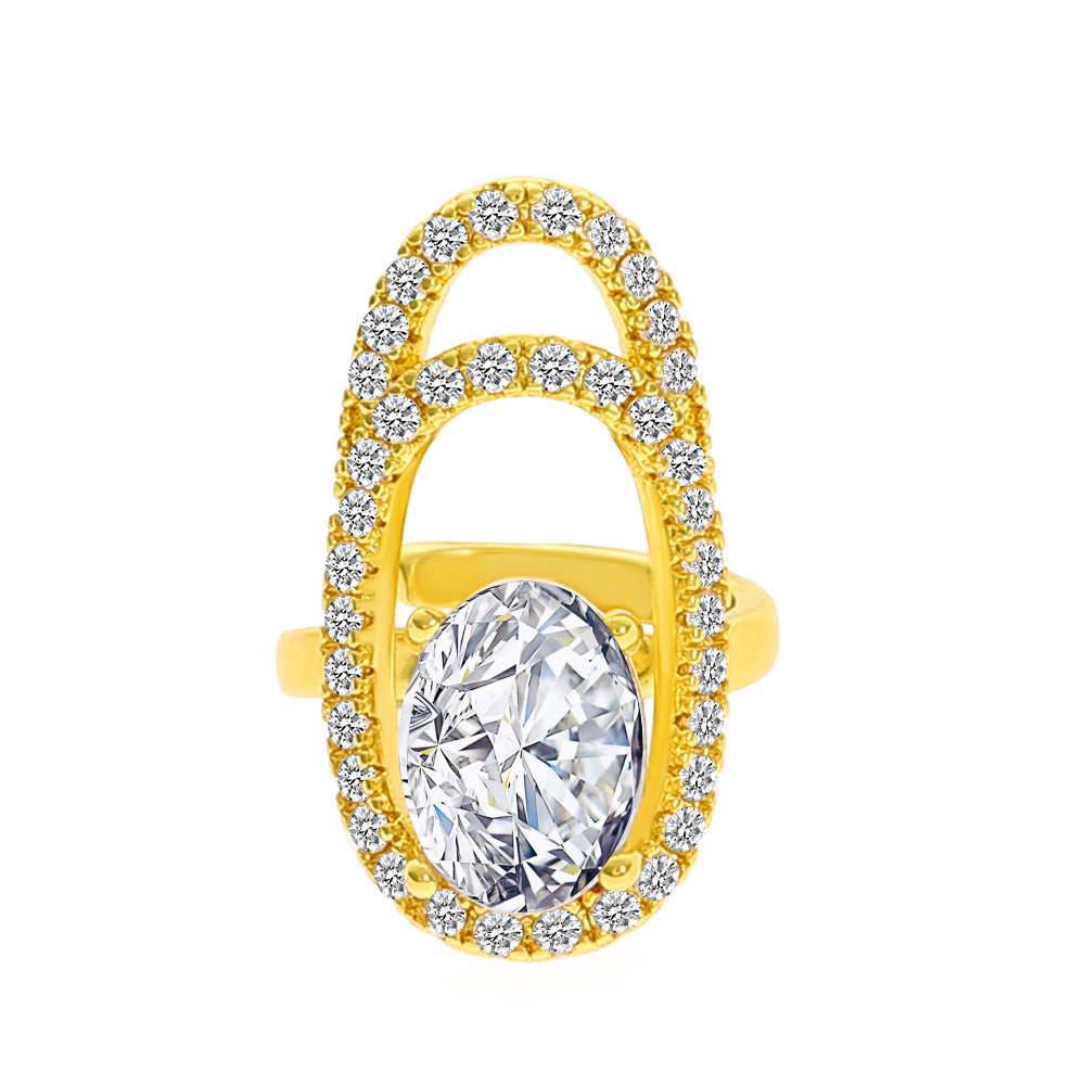 Zircon Nail Ring - BsBuy