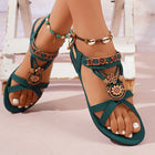 Bohemian Elastic Flat Sandals - BsBuy