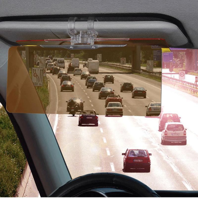 1Pcs Car Sun Visor HD Anti Sunlight Dazzling Goggle Day Night Vision Driving Mirror UV Fold Flip Down Clear View Car Styling - BsBuy