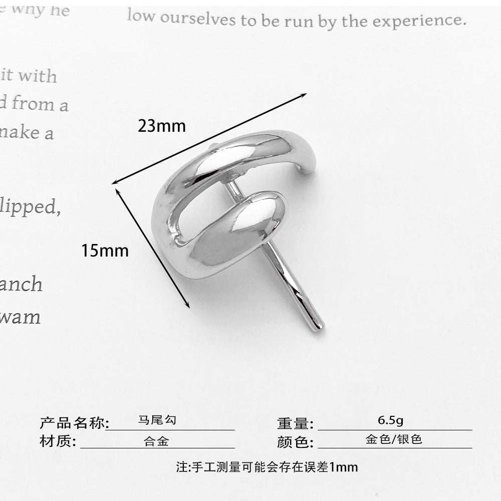 Metal Hair Clips & Hairpins for Women — Elegant Gold & Silver Hair Buckles | 13 Styles - BsBuy