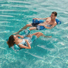 Inflatable Pool Hammock Float — Foldable Water Lounge Chair & Recliner for Adults | Blue & Green - BsBuy