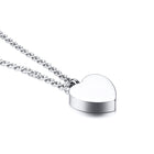 Vnox Cute Cat Openable Heart Pendant for Women Men Necklace Stainless Steel Urn Memorial Pet Cremation Ashes Keepsake Jewelry - BsBuy
