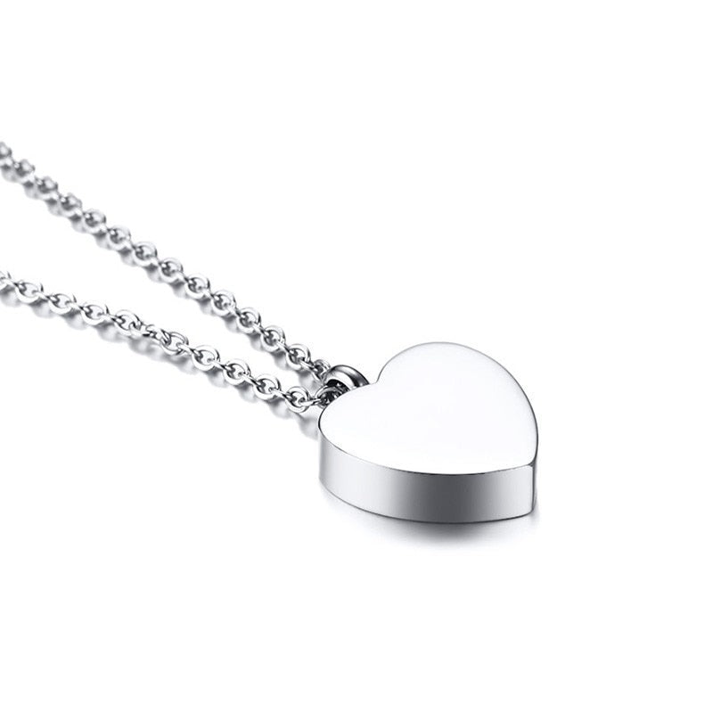 Vnox Cute Cat Openable Heart Pendant for Women Men Necklace Stainless Steel Urn Memorial Pet Cremation Ashes Keepsake Jewelry - BsBuy