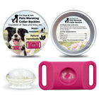 Pet Cat Dog Flea and Tick Prevention Silicone Collar with Insect Repellent Tag, Anti-Flea and Anti-Tick - BsBuy