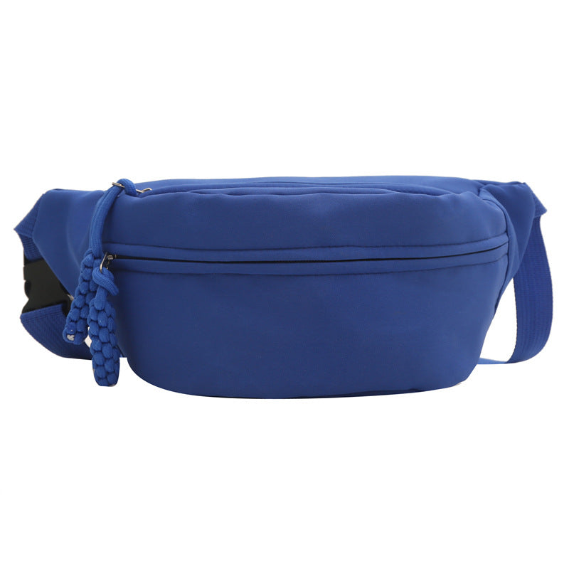 Crossbody bag women's casual bag canvas bag waist bag trendy sports chest bag - BsBuy