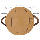 Foldable Travel Duffel Bag — Large Capacity Waterproof Tote | Weekend, Gym & Beach | Black & Brown - BsBuy