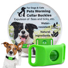 Pet Cat Dog Flea and Tick Prevention Silicone Collar with Insect Repellent Tag, Anti-Flea and Anti-Tick - BsBuy