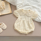 Baby Girl Clothes Infant Romper Summer New Embroidered Short Sleeve Onesie Bodysuit Outing Wear Kids Clothing - BsBuy