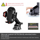 Long Rod Automatic Lock Car Phone Holder — Telescopic Suction Cup & Air Vent Mount | Universal Fit - BsBuy
