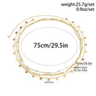 Riviera Multi-Layer Beaded Waist Chain - BsBuy