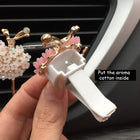 Car Aroma Diffuser Fragrance For Car Flavoring Air Fresheners Auto Perfume Car Smell Vent Clip Ballet Bling Car Accessory Girls - BsBuy